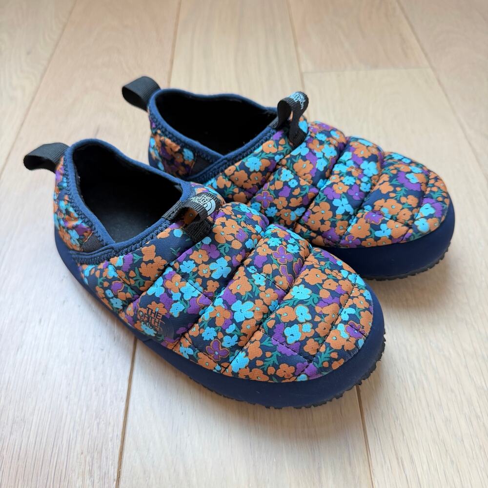 The North Face Kids ThermoBall Traction Mule II Floral Flower Shoes Size 3 Kids